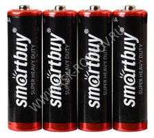 Батарейки солевая Smartbuy R6/4S (60/600)