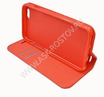 Чехол кожаный New Case для iPhone 6G/4.7 красный