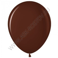 Шар (12''/30 см) Шоколадный, пастель, 100 шт.