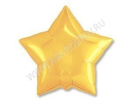 Шар (18''/43 см) Звезда, Пастель Light Gold