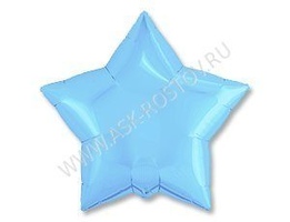 Шар (18''/43 см) Звезда, Пастель Cool Blue