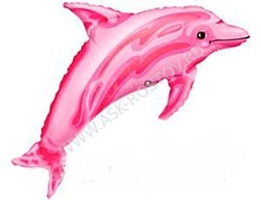 Шар (38''/97 см) Фигура, Дельфин фигурный, Фуше