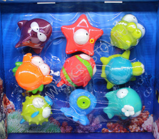 Игровой набор для купания Bath Toys (9 игрушек)/60 шт.