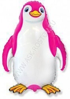 Шар (32''/81 см) Фигура, Счастливый пингвин, Фуше
