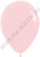 Шар (12''/30 см) Макарунс, Нежно-розовый, пастель, 100 шт.