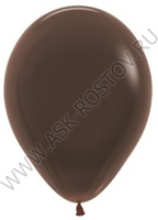 Шар (12''/30 см) Шоколадный, пастель, 100 шт.