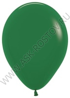 Шар (5''/13 см) Темно-зеленый, пастель, 100 шт.