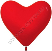 Сердце (12''/30 см) Красный (315), кристалл, 100 шт.