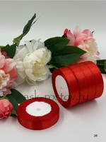 Лента атласная (2 см*22,85 м) Красный, 1 шт.