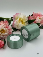 Лента атласная (4,0 см*22,85 м) Мятный, 1 шт.