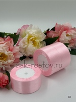 Лента атласная (4 см*22,85 м) Нежно-розовый, 1 шт. Лента атласная (4 см*22,85 м) Нежно-розовый, 1 шт.
