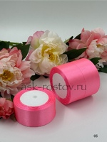 Лента атласная (4 см*22,85 м) Розовый, 1 шт. Лента атласная (4 см*22,85 м) Розовый, 1 шт.